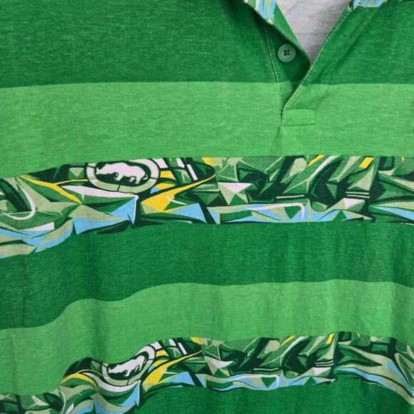 Ecko Unltd The Exhibit Askew One Street Graffiti Artist Green Polo Size XL - Picture 3 of 6